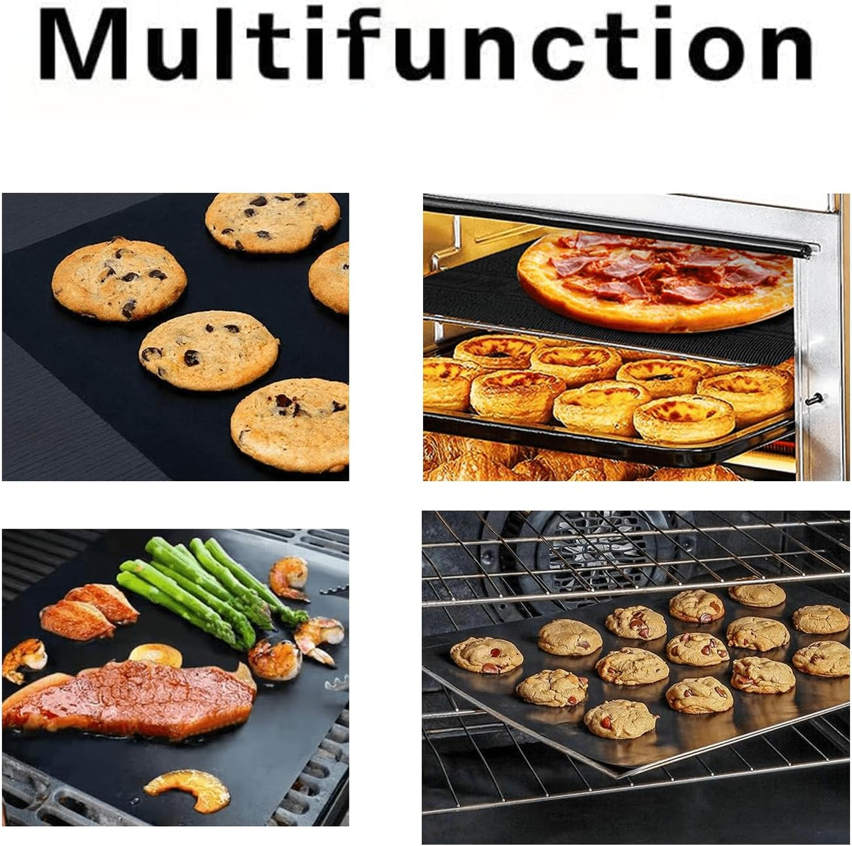 4 Pack Air Fryer Liners Reusable for Cuisinart Air Fryer TOA-70NAS
