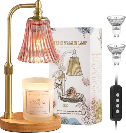 Hong-in Candle Warmer Lamp with Timer,Birthday Gifts for Women Mom Sister