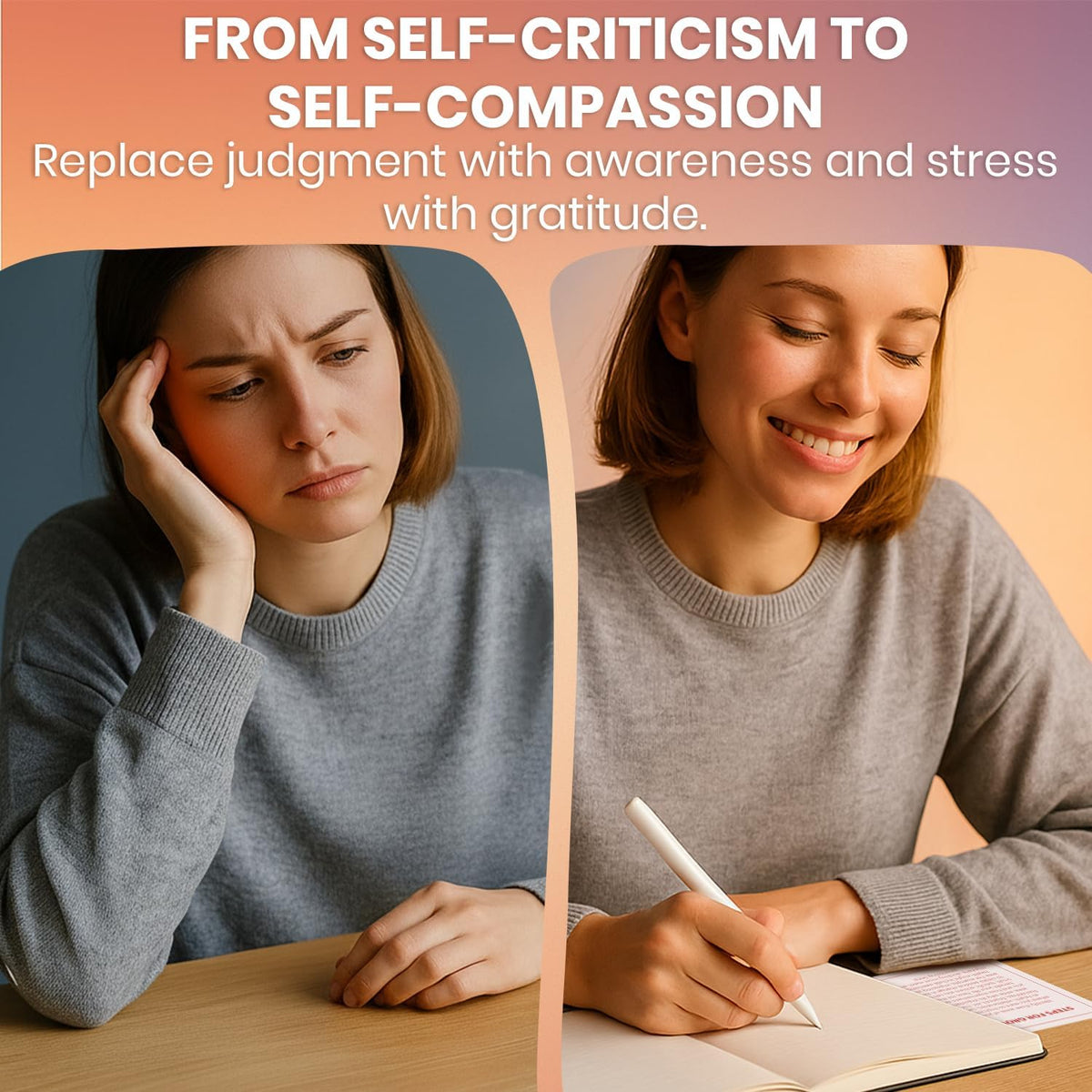 Meditation Cards for Anxiety Relief - Daily Affirmation Cards for Women