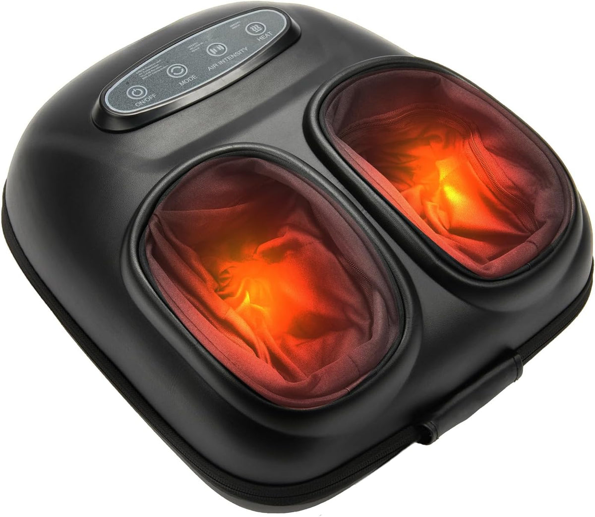 LINGTENG Foot Massager, Heated Foot Massager (Agate Black)