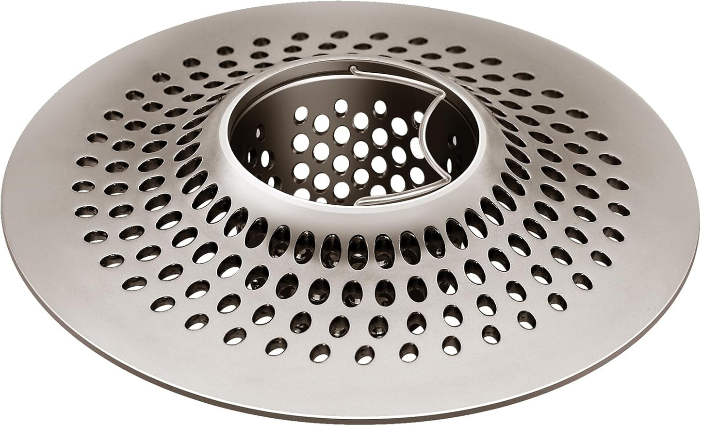 LEKEYE Drain Hair Catcher/Bathtub Shower Drain Hair Trap/Strainer Stainless Steel Drain Protector(Patented Product) | Stainless Steel