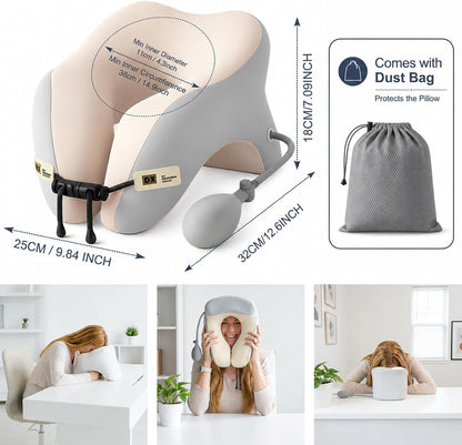 Knee Pillow for Side Sleepers, Alignment Pillow for Side Sleepers, Relief Hip & Sciatica Pain, Nourial Pillow Between Legs for Pregnant Women and Seniors (Grey)