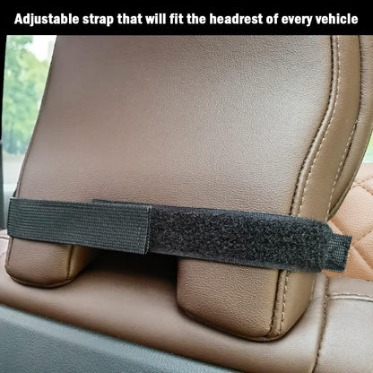 Car Neck Pillow for Pain Relief,Cars Seat Long Back Cervical Neck Support Pillow,Car Side Travel Headrest Round Roll Log Cylinder Pillows for Driving Seat,Memory Foam(Black)