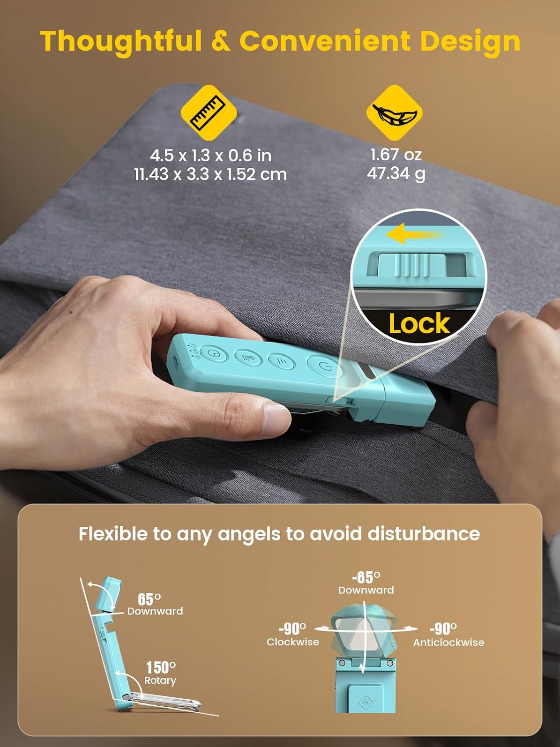 Glocusent 14 LED Book Light for Reading in Bed, USB-C Rechargeable | Eye-Caring Clip On Book Light, 3 Colors & 5 Brightness, USB-C Charging, Bed Reading, Auto-Off Timer, Travel Lock, Book Lovers