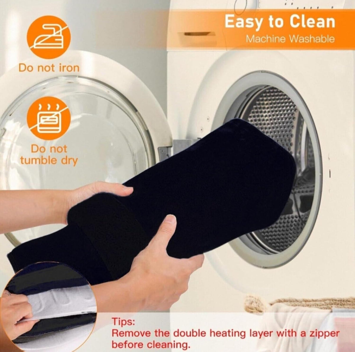 Electric Foot Warmer Mat Heating Pads with Fast Dual-Side Heated Technology, 6-Layers Heater Retention Fabric, 3 Timer Settings&9 Heat Levels, Birthday Gift for Men/Women Feet, 22"×20" Black