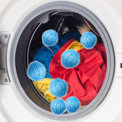 Pet Hair Remover Laundry, Microfiber Washing Machine Balls 12 Pieces, Reusable Lint Catcher Tool for Dogs and Cats