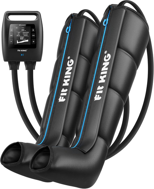 FIT KING Air Compression Recovery System, Cordless Full Leg Massager