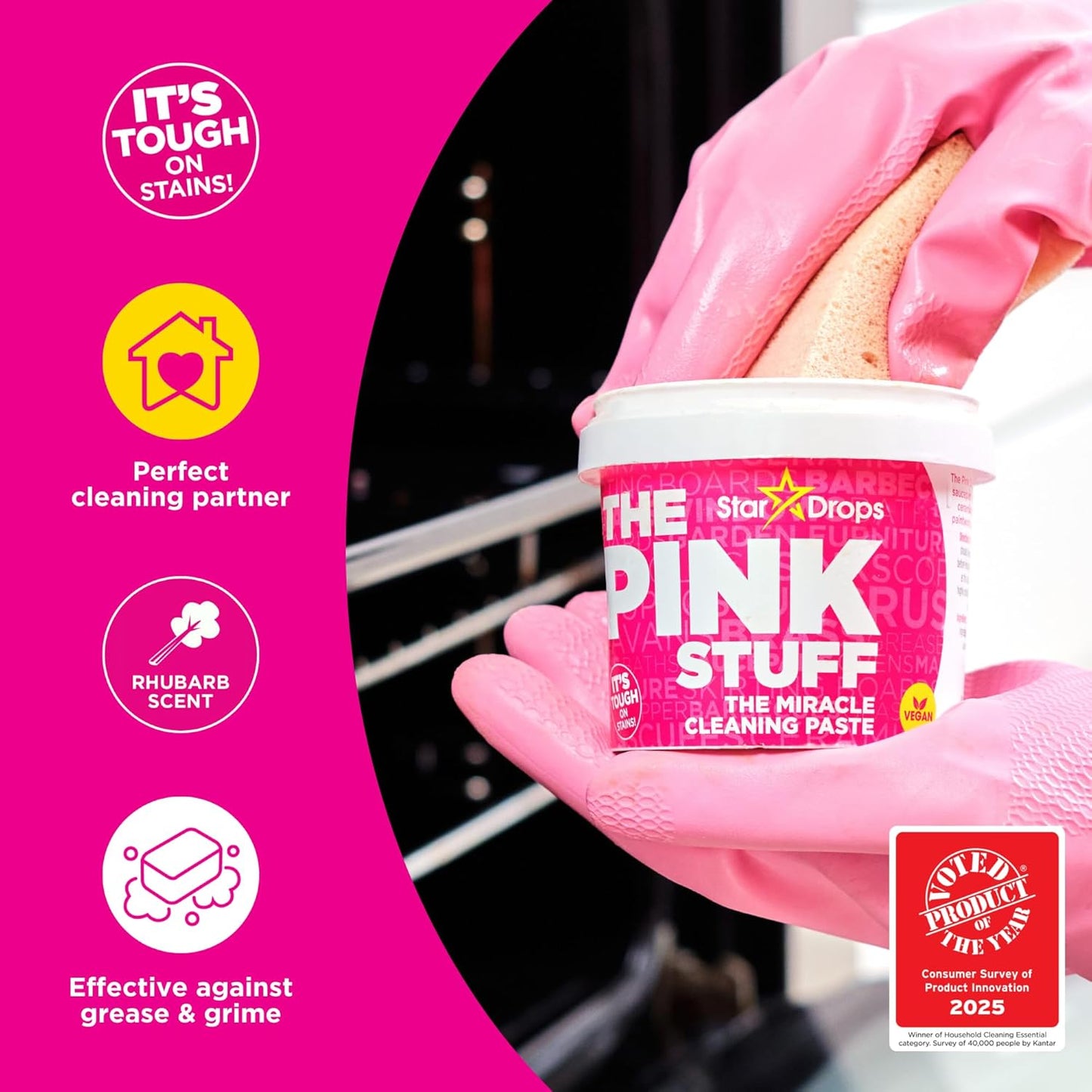 Stardrops The Pink Stuff Miracle Cleaning Paste, 17.6 Oz