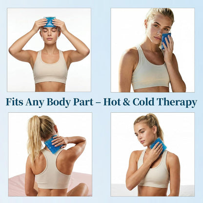 Small Gel Ice Pack – Cold Packs for Injuries and Everyday Relief, Gel Ice Packs Reusable for Sore Areas – Soft Flexible Ice Pack Reusable Design for Targeted Cooling Therapy and Convenience