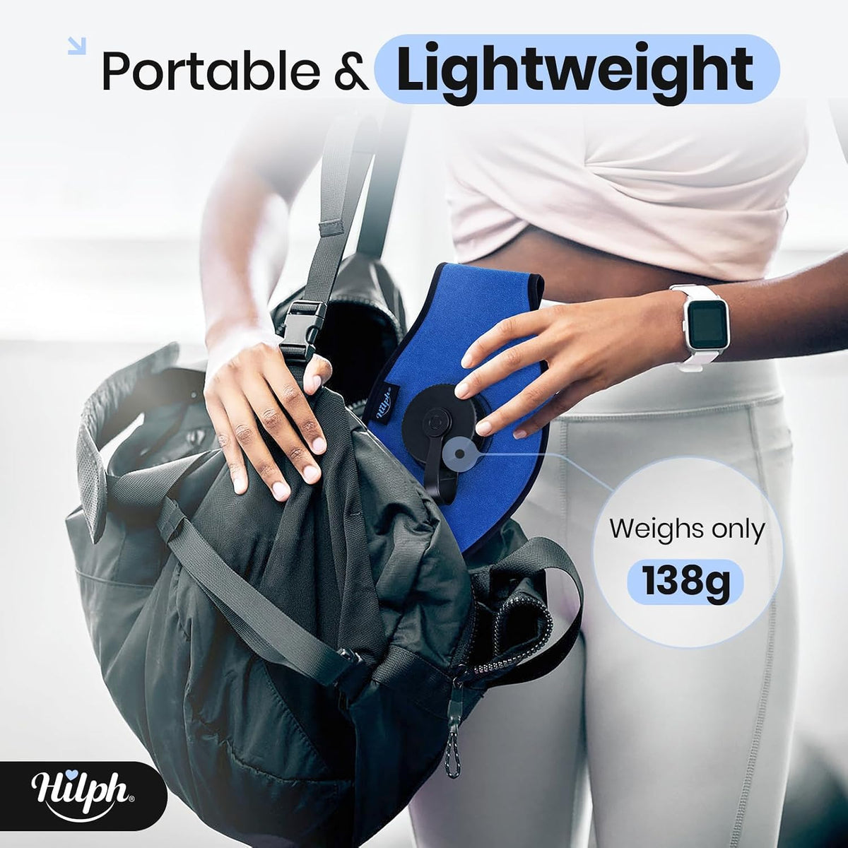 Hilph Refillable Neck Ice Pack, Wearable Neck Ice Bag, 2 Hours Long Lasting
