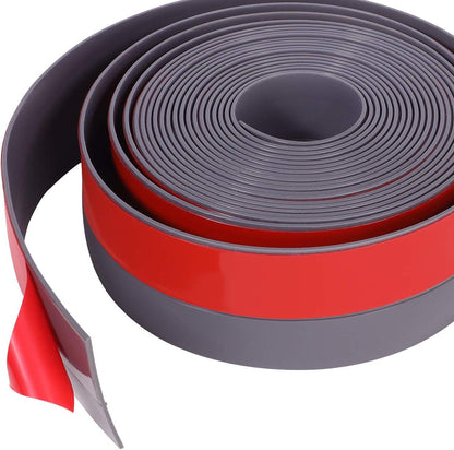 TORRAMI Silicone Weather Stripping 1 inch Width 20 Feet Length, Seal for Door Under Bottom, Gap, Side, Glass Shower Door, Sliding Door,Windows, Grey