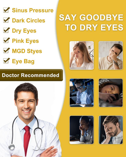 Steam Eye Mask,Warm Eye Compress for Dry Eyes Sleep Mask,Hot Auto Heated Eye Masks Relaxing Items for Women Moist Heat for Eyes Soothing Eye Fatigue,Disposable EyeMask for SPA Essentials