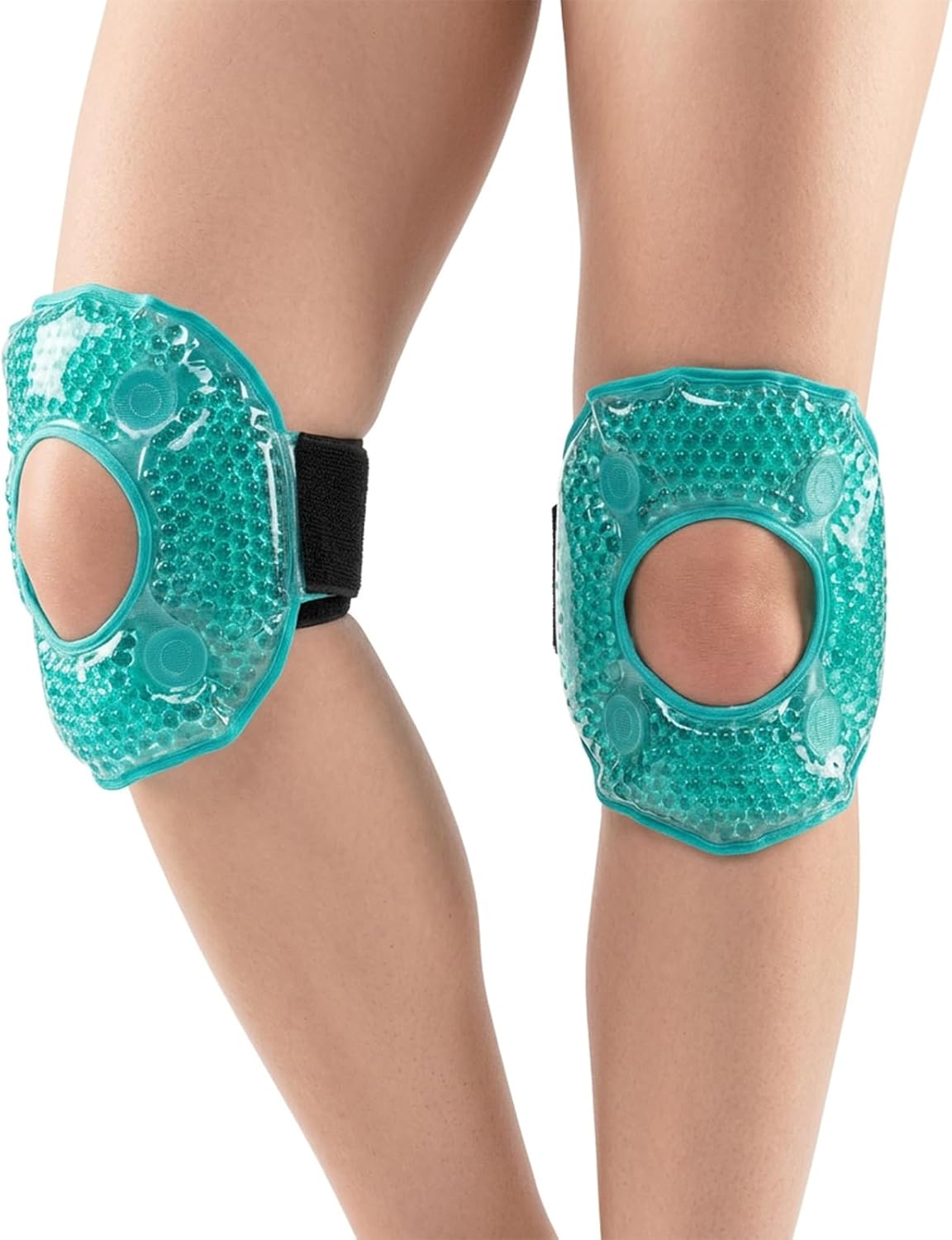 Coldcool Knee Ice Pack Reusable Gel Wrap for Pain Relief & Post-Surgery Recovery - Hot & Cold Therapy for Arthritis, Sports Injuries (2 Pack)