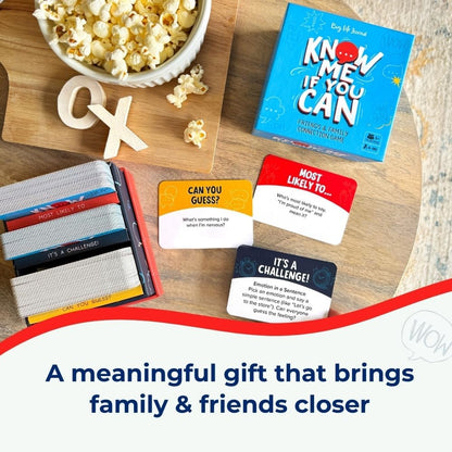 Big Life Journal - Know Me If You Can Connection Game, Fun Family Game for Kids, Teens & Adults, 160 Cards to Spark Conversation, Gratitude, Build Emotional Intelligence & Create Lasting Memories