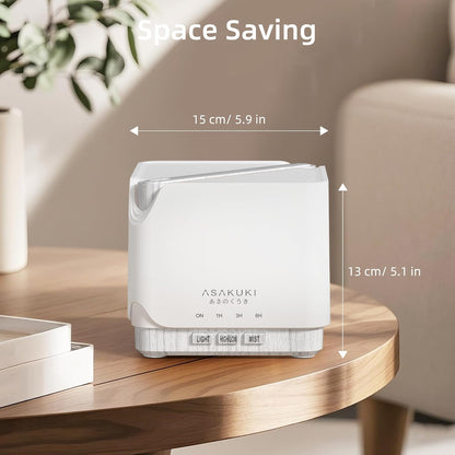 ASAKUKI Essential Oil Diffuser Smart WiFi Humidifier 700 ml | Easy Connect with Alexa and Google Home, Phone App & Voice Control, Customized Schedule Timers and LED Light