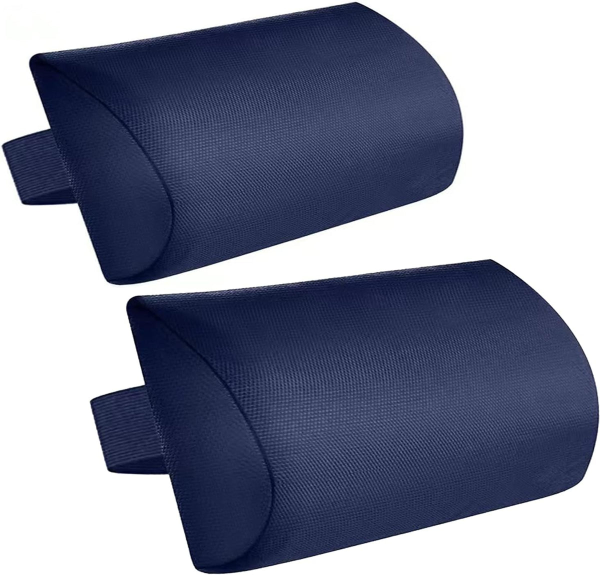 Zero Gravity Chair Set of 2 Replacement Pillow Headrest with Elastic Band, Universal Soft Removable Padded Cushion Head Pillow for Zero Gravity Lounge Chair, Folding Patio Lawn Recliner Chairs, Blue