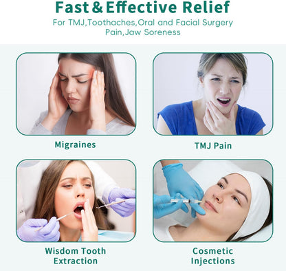 Wisdom Teeth Ice Pack Head Wrap for Pain Relief - Cold Hot Therapy for Face