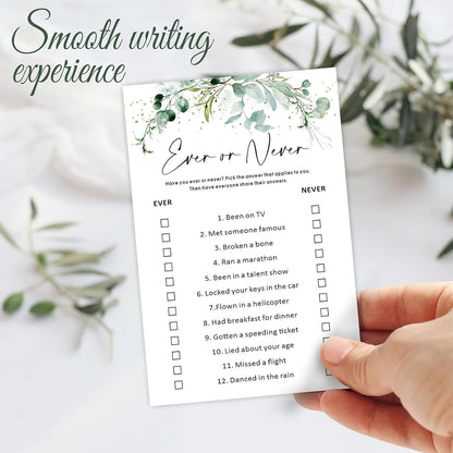 What’s on Your Phone Game Cards Set of 30, 5x7 in Icebreaker Bingo Cards, Greenery Office Team Games, Birthday Party Games for Adults, Back to School - 02