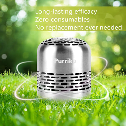 Purriko Refrigerator Deodorizer,Long-Lasting Fridge Odor Eliminator | Replaces Baking Soda and Activated Carbon, Reusable Fridge Deodorizer