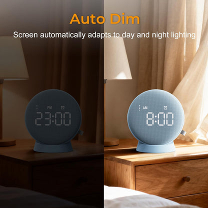 Gianna Loud Alarm Clock with Bed Shaker for Deep Sleepers and Everyday Use