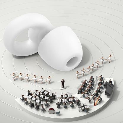 Ear Plugs for Sleeping Noise Cancelling, Reusable 35-46dB Noise Reduction Earplugs with 7 Silicone Ear Tips & Carry Case, Comfortable Hearing Protection for Sleep, Work, Study, Travel & Concerts White