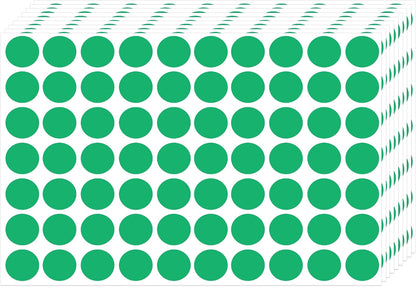 3500 Pieces Dot Stickers, 3/4 inch Color Coding Labels, 10 Color Circle Price Stickers for Office Classroom Student