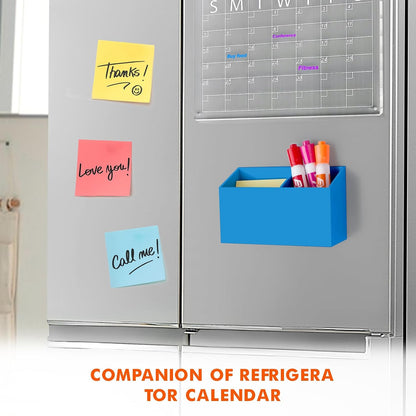 BEYGORM Magnetic Dry Erase Marker Holder for Whiteboard & Refrigerator | Non-slip Acrylic Pen Holder for Classroom, Fridge Magnet, Locker Organizer Accessories, Teacher & School Supplies(Black)