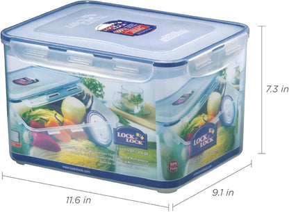 LOCK & LOCK Rectangular Food Container, Tall, 9.6-Cup, 78-Fluid Ounces
