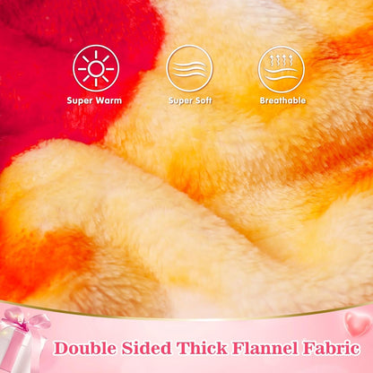 Wearable Blanket Sweatshirt Gifts for Women and Men, Warm and Cozy Giant Blanket Hoodie, Thick Flannel Blanket with Sleeves and Giant Pocket - Dark Gray