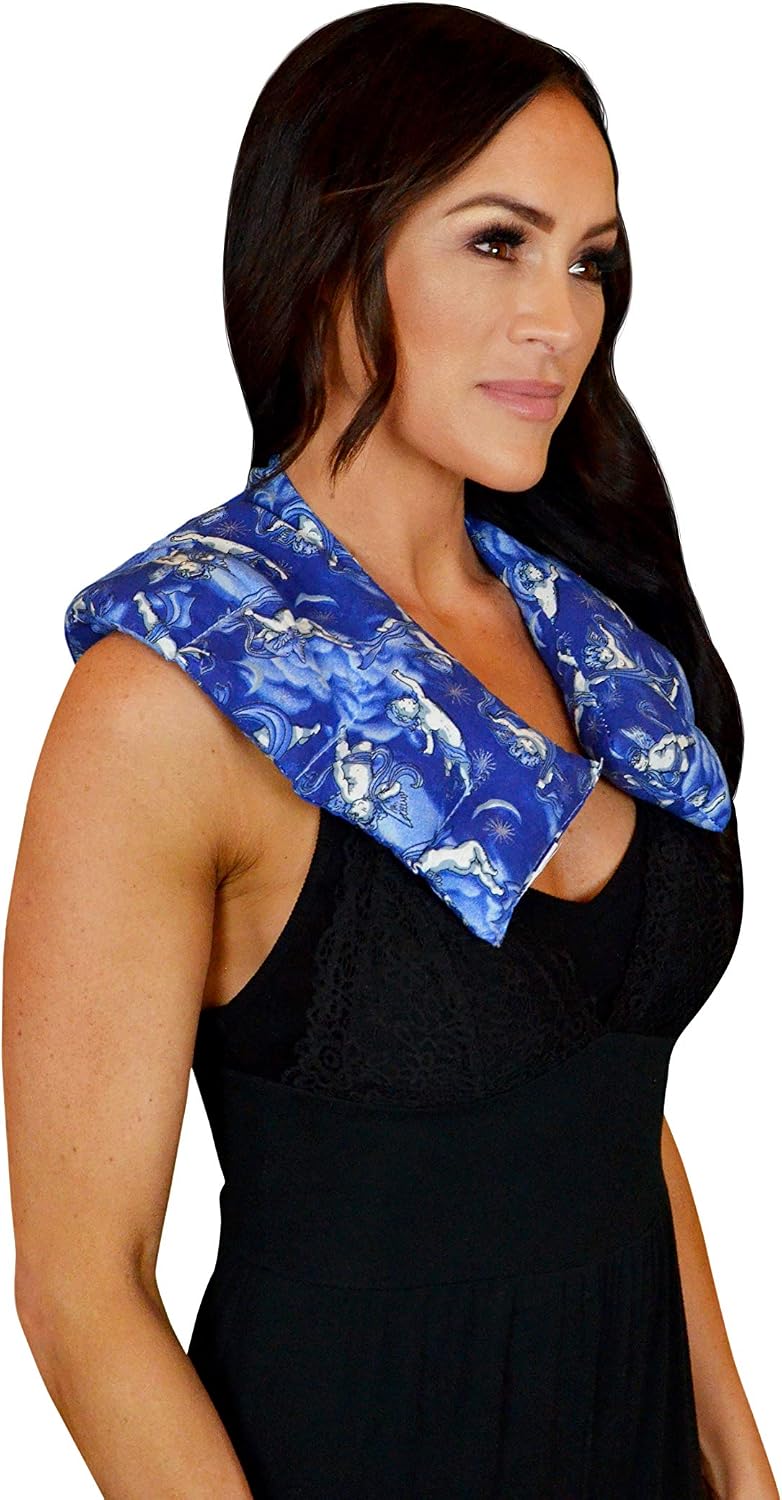 Nature's Approach Aromatherapy Shoulder Wrap, Angel | 12-herb rice & flaxseed shoulder wrap for hot or cold therapy, microwave and freezer safe