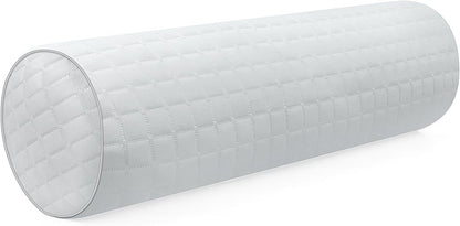 Kingnex Cylinder Bolster Roll Pillow for Sleeping on Back or Side 20x8