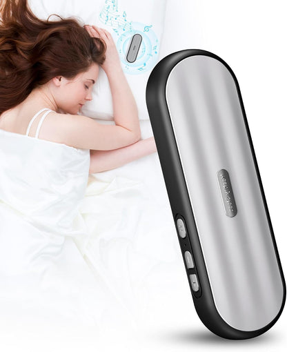 Under Pillow Bluetooth Speaker for Sleep: Private Bone Conduction Portable Speaker with White Noise - Long Battery Life for Soothing Sleep Sound (White)