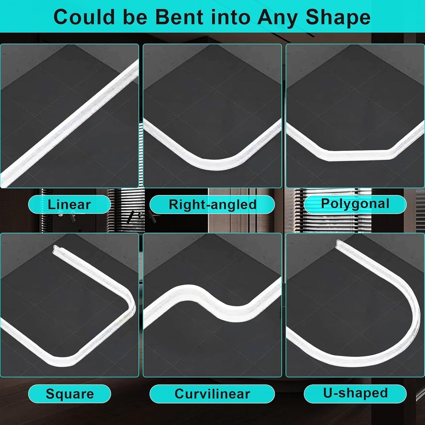 3ft/5ft/6ft/8ft10ft Collapsible Shower Threshold Water Dam Water Barrier for Shower and Water Stopper Keeps Water Inside Water Threshold for Wet and Dry Separation (3ft, Clear)