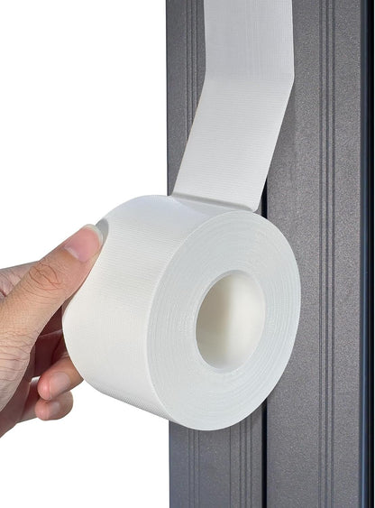 White Window Weather Sealing Tape, AC Air Conditioner Sealing Tape | Window Draft Isolation, No Residue, Self Adhesive for Keep Out Cold Air Dust Rain, Waterproof