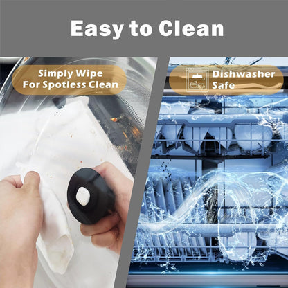 Glass Microwave Splatter Cover with Mat for Food, 10 Inch Guard Lid | Lightweight Borosilicate Glass, Food Grade, Silicone Knob, 2 Vents, 3.1in Tall to Cover Bowls and Plates, Dishwasher Safe