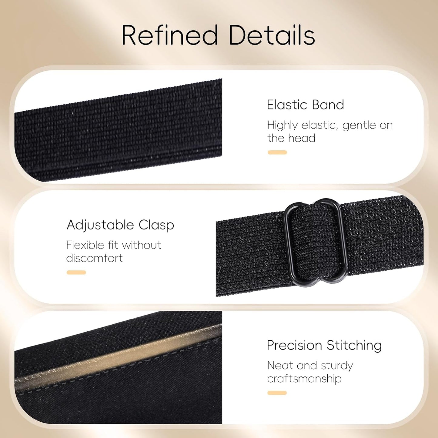Heated Eye Mask (2-Packs), Moist Warm Compress Microwave with Flaxseed Cassia Seed, Weighted Eye Mask for Sleeping, Dry Eyes, Stye Eye Treatment, Relief Eye Fatigue (Black&Grey)