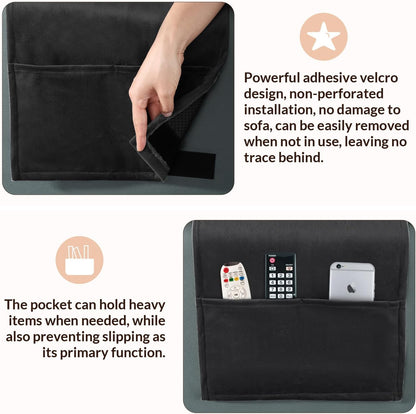 Head Recliner Pillow Adjustable Shredded Memory Foam Headrest Pillows for Recliner Chairs,Non-Slip Velvet Cushion for Pain Relief Neck Support Pillow for Travel Home Sofa Armchair with Zipper Cover