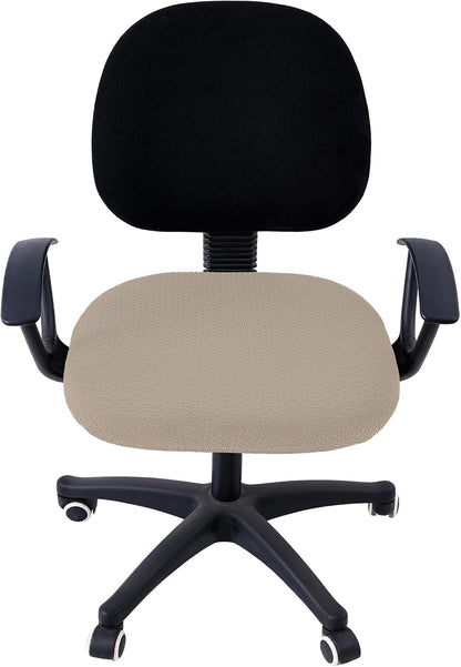 Smiry Office Computer Chair Armrest Covers, 2PCs Anti-dust Arm Rest Pad | Removable Washable Desk Chair Arm Pad Covers, Grey