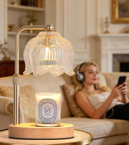 MEXISUE Candle Warmer Lamp with Timer, Bird Candle Warmer Lamp with Jar Candles,Wax Melt Warmer for Housewarming Gift, Birthday Mother's Day Valentines Gifts for Women,Mom,Sister,Bedroom Decor