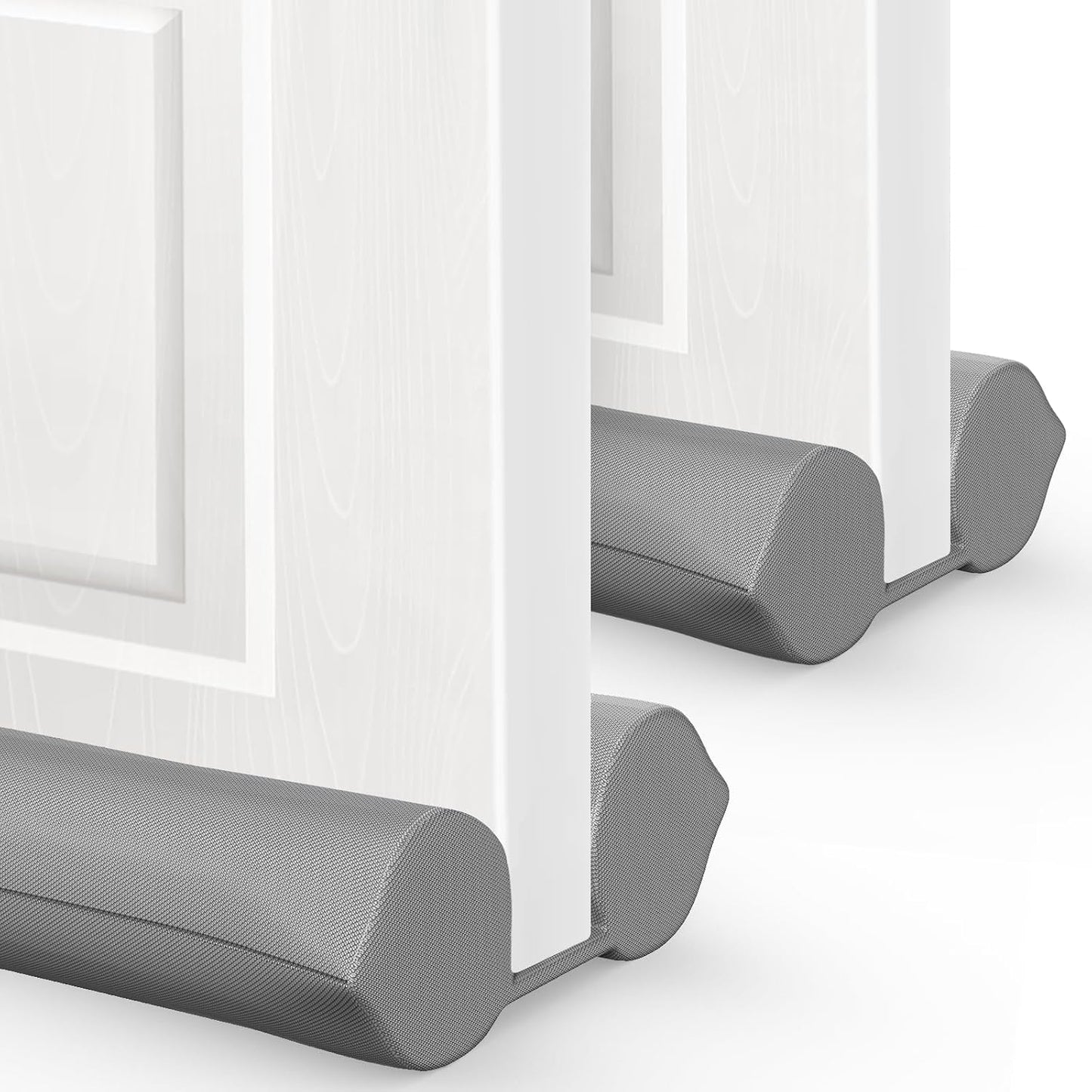 Comfyanno Under Door Draft Stopper - Bottom Door Gap Filler & Seal - Fits 30” to 36” Door, Double Side Block Noise, Sound, Air, Bugs, Dust, Easy to Install, No Adhesive, Black