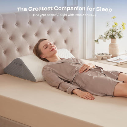Simpledad Wedge Pillow for Sleeping, Orthopedic Bed Wedge Pillow Set