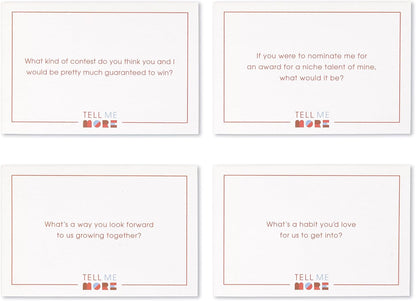 Tell Me More: A Conversation Starter Game of Questions to Deepen Connection