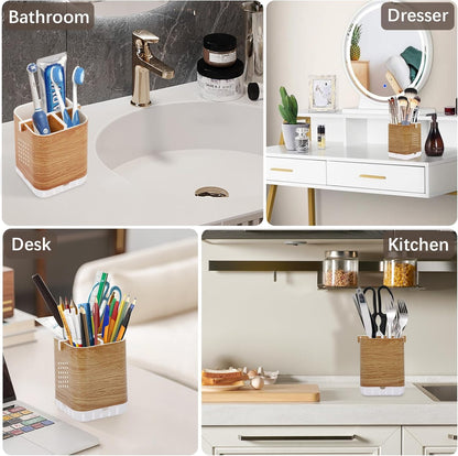 Boperzi Toothbrush Holders, Kids Toothbrush Holder with Drainage, Detachable Anti-Slip Electric Toothbrush Holder, Toothpaste Organizer Storage Caddy for Bathroom Countertop, Shower, Kitchen, Vanity