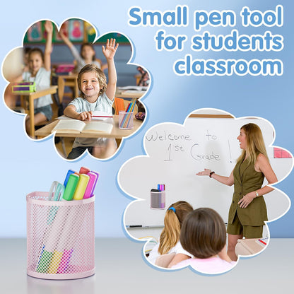 LUCYCAZ Magnetic Pencil Holder - Locker Accessories, 2 Pack Magnetic Pen Holder for Refrigerator for Home School and Office, Black | Locker Organizer Accessories, Powerful Magnet Pen Holder for Whiteboard,Refrigerator,Locker,Kitchen,Home,and Office Black