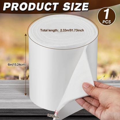 Jecery Adhesive Felt Roll, 1/4" X 6" X 1.25 Yard, Beige | Self-adhesive Padding for Foot Support, Pressure Relief, Furniture Protection, Splint Lining Cushion