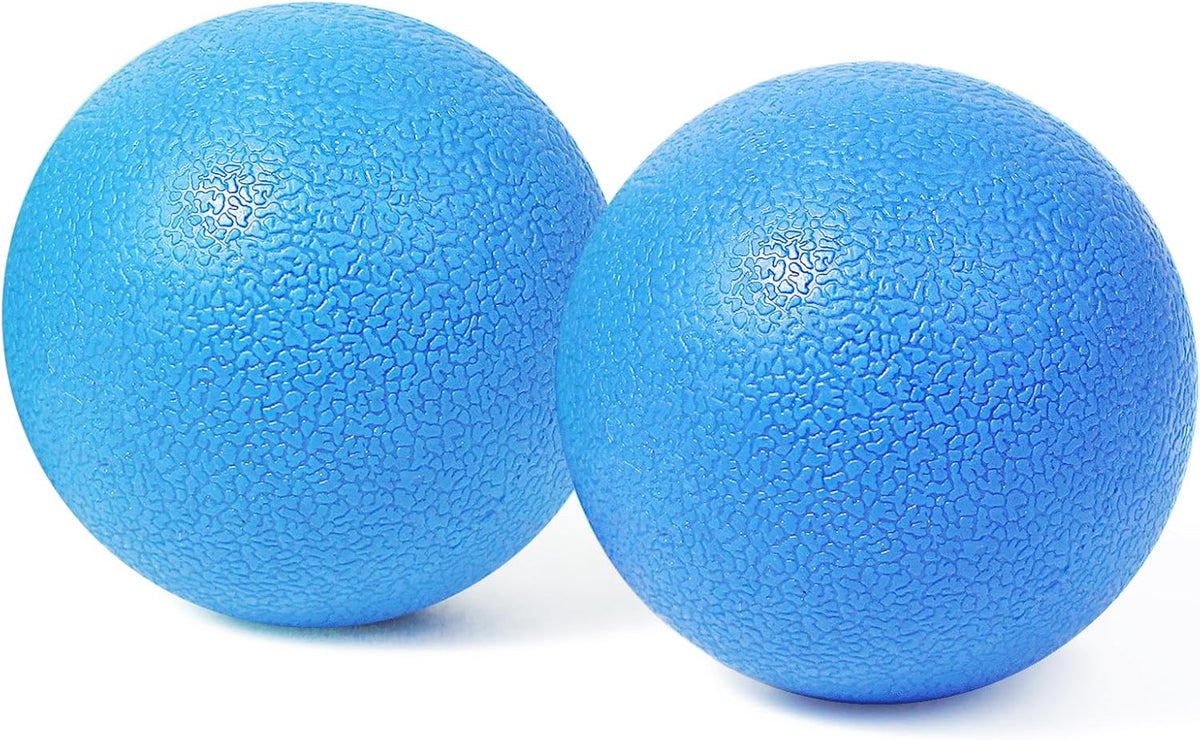 2-Pack Firm Lacrosse Massage Balls (Orange&Black)