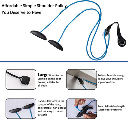 Shoulder Pulley Over The Door Physical Therapy System | Over-the-door exercise pulley designed for shoulder physical therapy exercises.