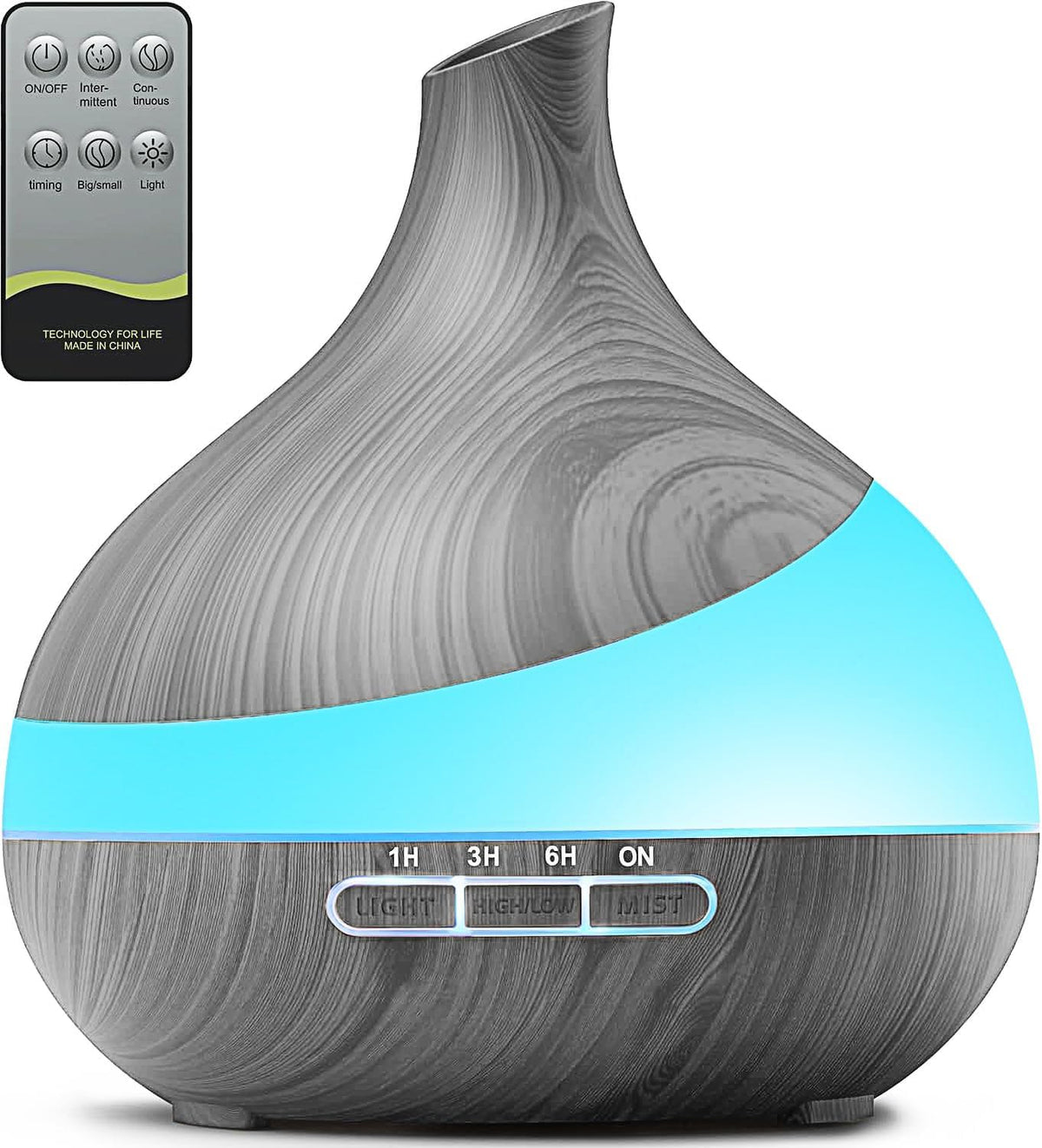 Essential Oil Diffuser for Women: 500ml with 14 Color LED