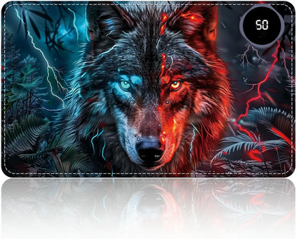 Heated Desk Pad Heated Large Mouse Pad, Electric Quickly Warm Desk Mat with 3 Levels Heating 3 Hours Auto Shut-Off, 31.5" x 13" Warm Gaming Mousepad Hand Foot Warmer, Baby Elephant
