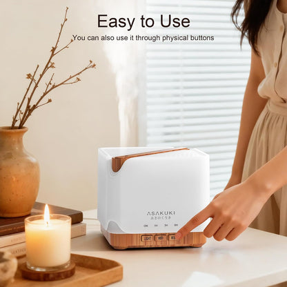 ASAKUKI Essential Oil Diffuser for Home Large 700 ml Humidifier